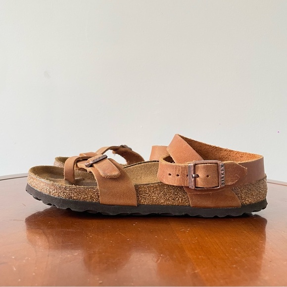 Birkenstock Women’s Yara Tan Leather Strap Sandals | EU 36 - Picture 3 of 6